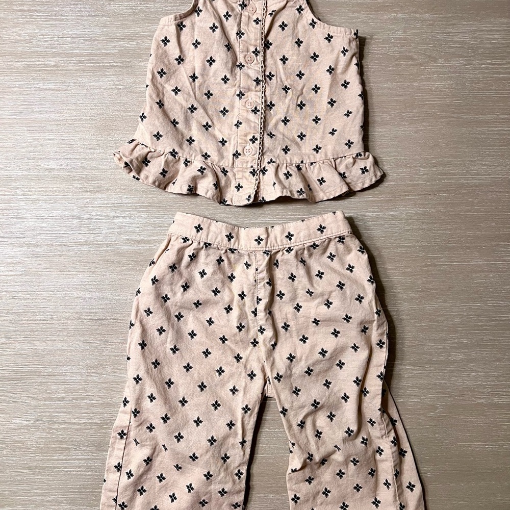 Carter's Pink and Black Kids Matching Set